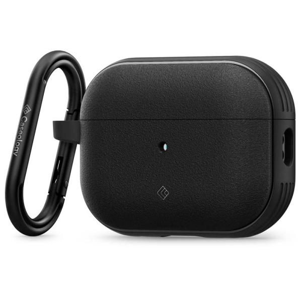 Caseology AirPods Pro 第2世代 対応ケース TPU 高級 サンドストーン質感 耐久性 カラビナ付き ヴォールト- マッ