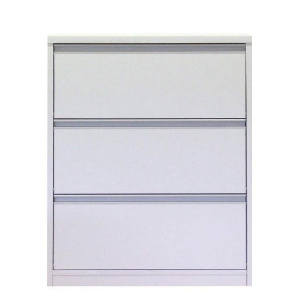 薄型 ランドリーラック ロータイプ 幅75cm (LRF-75L) (75) : アップ