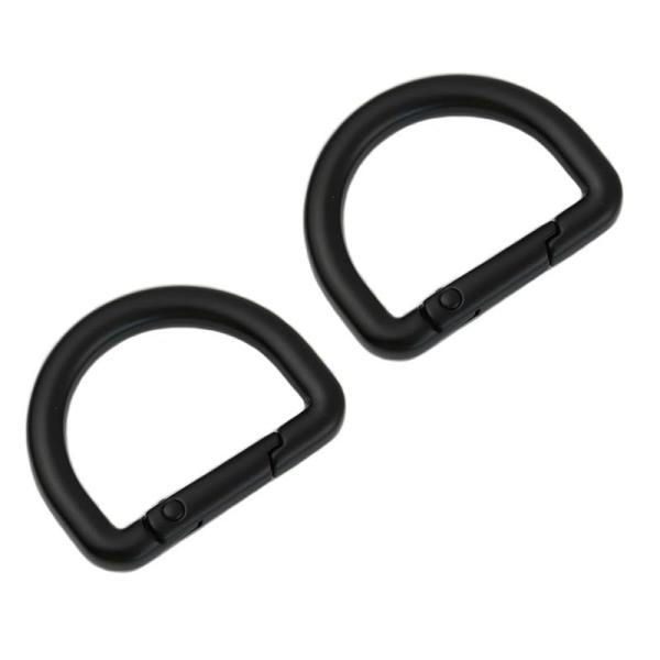 【商品名】　LMAPUR 2個入り スプリングフック Dカン バックル D型カン ネジ式 装飾 パーツ 手作り もち手 バッグ 手芸 交換用 金具 DI 【商品説明】　 【サイズ】　高さ : 0.70 cm　横幅 : 5.00 cm　奥行 ...