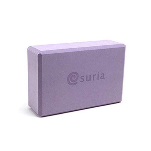 【商品名】　suria(スリア) ヨガブロック ウィステリア ポーズ補助 安定感 EVA 23×15×7.5 cm 300g 【商品説明】　 【サイズ】　高さ : 7.60 cm　横幅 : 15.20 cm　奥行 : 23.30 cm　重量...