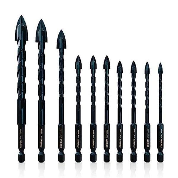 【商品名】　CSOOM 10セット 4翼 コンクリートドリル、ドリル 穴 開け 、陶器 穴あけ ドリルビット 【商品説明】　・?y?A?b?v?O???[?h???????i???????z?F?v???~?A????K10?H??p?J?...