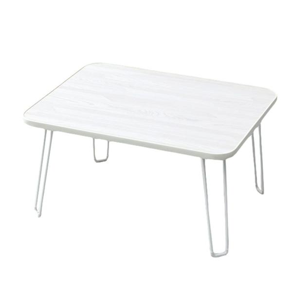 【商品名】　山善(YAMAZEN) 折りたたみローテーブル 折りたたみテーブル 60×45cm MLT-6045(GWH) ホワイト(木目) 【商品説明】　・46034・[?{??T?C?Y]??60?~???s45?~????31.5cm...