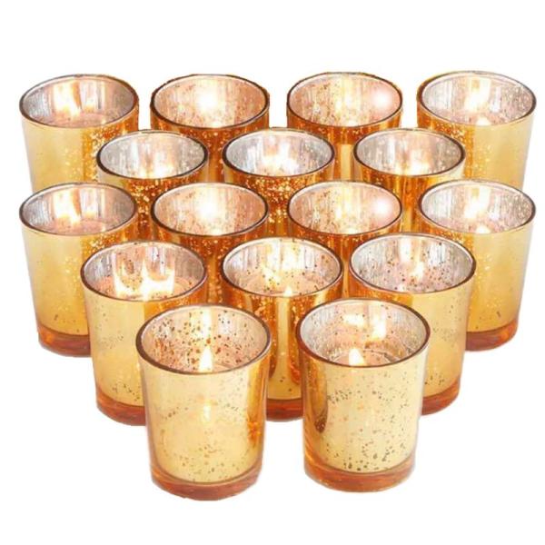 【値下げしました！送料込み】キャンドルホルダー SEKI 金色 30個セット キャンドルホルダー ゴールド 12個セット SEKI shouten（ゴールド