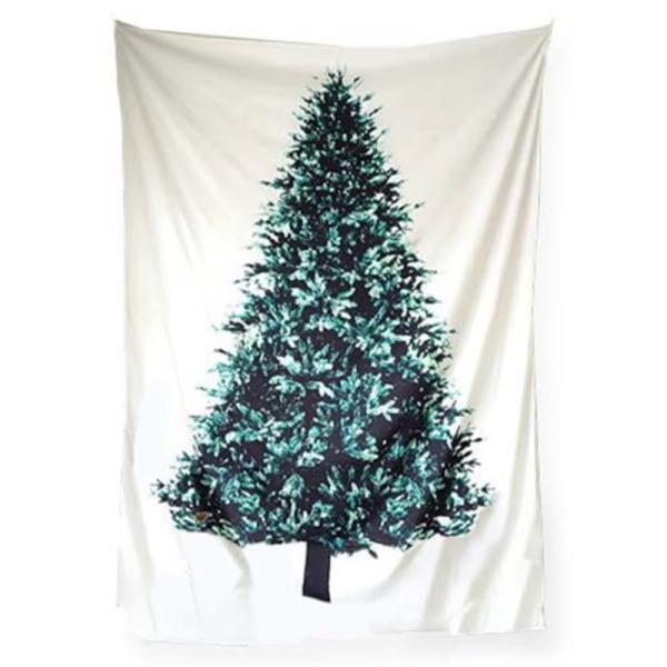 【商品名】　sezu 壁掛け クリスマスツリー タペストリー クリスマス クリスマスタペストリー ツリータペストリー ガーランド付 デコ 2023 オー 【商品説明】　・・お手持のオーナメントなどで飾り付けやアレンジも◎・・ガーランド付きな...