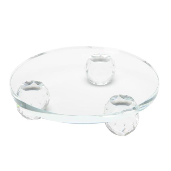 【商品名】　月虹(げっこう) クリスタル台座 現代仏壇 モダン仏具 祭壇 お墓参り お盆 お彼岸 台座のみ 仏像はつきません サイズ:約130×130× 【商品説明】　・?T?C?Y:??130?~130?~30 mm ???:?K???X...