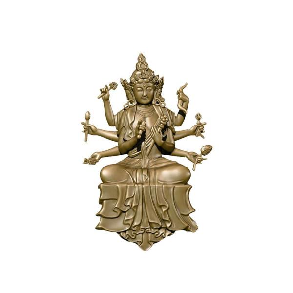 工芸品 摩利支天 騎猪像 ミニ 仏像 黄銅製 仏壇仏像 置物 開運