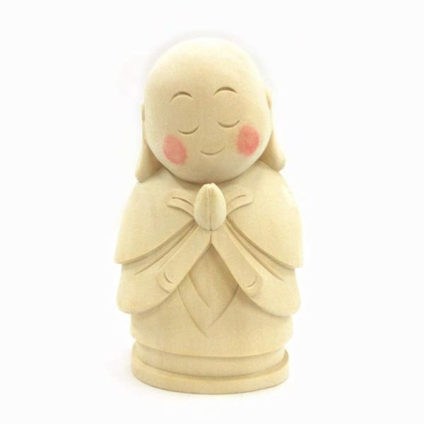 【商品名】　栗田こだわり仏像 菩薩 お地蔵さん（総高15cm、幅9.5cm、奥行7.5cm）桧木製高級木彫り 9452 【商品説明】　・?T?C?Y/?g??:????:15cm?A??:9.5cm?A???s??:7.5cm・????F?...