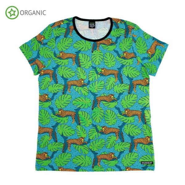 大人tシャツ 半袖 メンズ アニマル柄 親子コーデ Leopard ヒョウ おしゃれ 北欧 133gx Villervalla 通販 Yahoo ショッピング