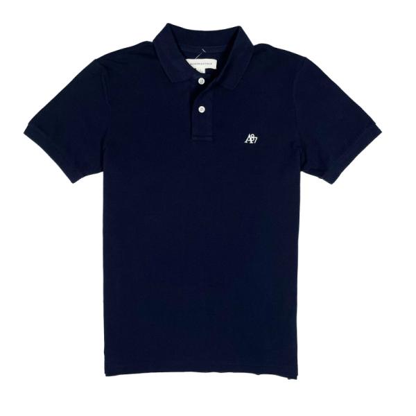 Paul McCartney ポロシャツ Lサイズ 青 AEROPOSTALE エアロポステール メンズ Men's 半袖 ピケ