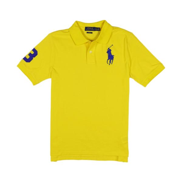 ポロ ラルフローレン POLO RALPH LAUREN ボーイズ BOYS 半袖 ポロシャツ ビッグポニーBig Pony Cotton Mesh Polo Shirt レモン Lemon Rind