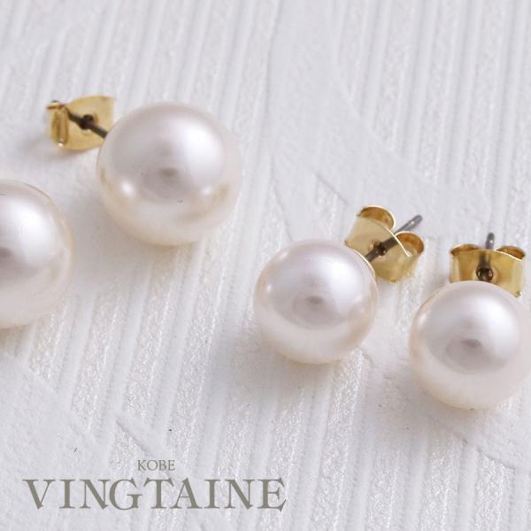 一粒パールピアス/イヤリング(10mm/12mm)   P14-1      　爆買