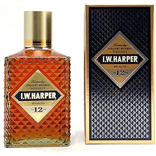 IWハーパー　12年　旧ラベル　2本（国内専用） 送料無料】I.W.ハーパー12年 旧ラベル ［ウィスキー アメリカ合衆国