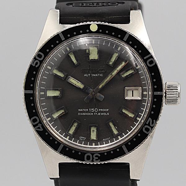 ち*ゲ様 ジャンク Seiko ダイバーズウォッチ 6217-8001 自動巻き 楽天