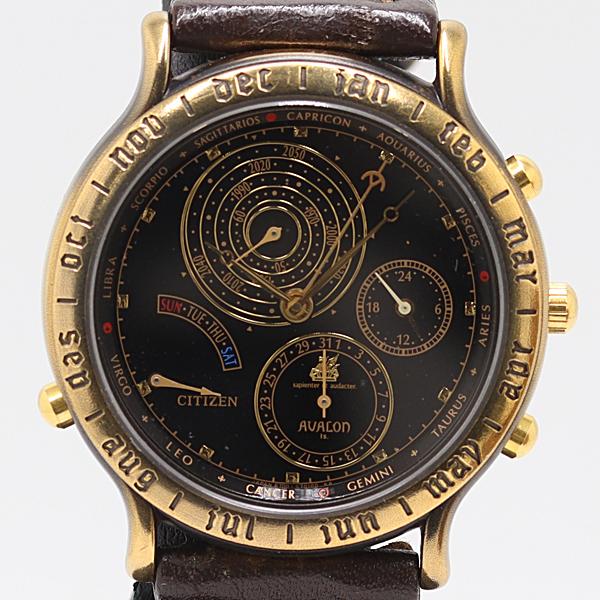 CITIZEN　シチズン　アヴァロンスーパーカレンダー6700-G70013 箱付 シチズン アバロン スーパーカレンダー 6700-G70013 QZ ブラック