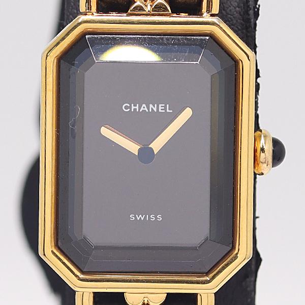 稼働 良品 シャネル プルミエール Lサイズ H0001 M.N.12210 QZ