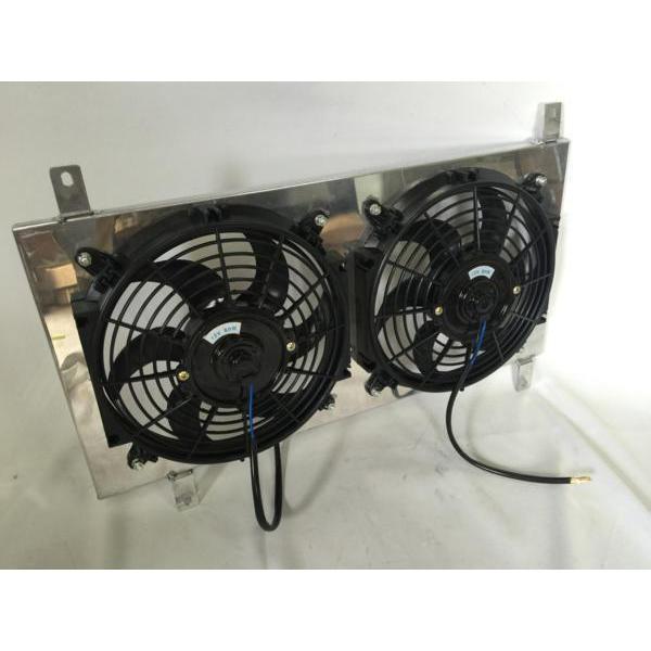 na6ce/na8用　シュラウド付き社外ラジエター電動ファン NA6 NA8 アルミファンシュラウド+電動ファン キット ロードスター