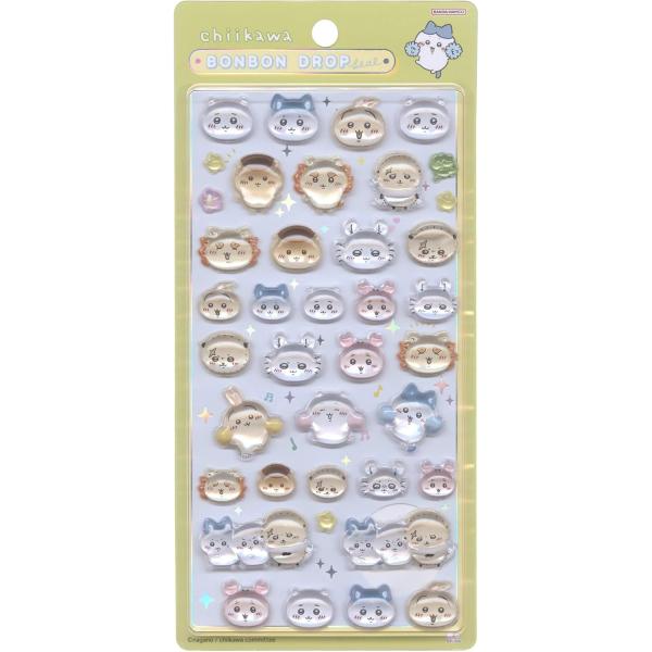 新品 ボンボンドロップシール ちいかわ みんな ニコニコ 正規品 サンスター文具