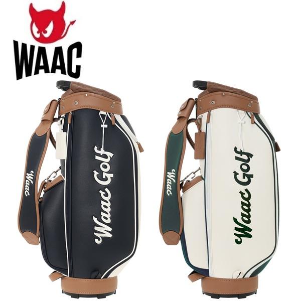 WAAC ワック ゴルフ キャディバッグ UNISEX Grainy Synthetic Leather