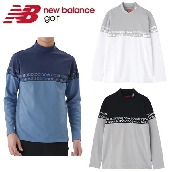 ニューバランス ゴルフ メンズ シャツ 光吸収発熱 長袖 モックネック プルオーバー New Balance Golf 012-5267007 2025年秋冬モデル