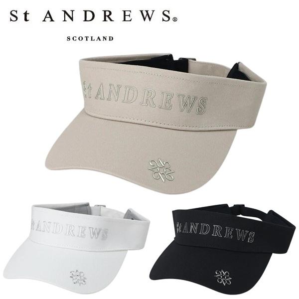 セント アンドリュース ゴルフ ツイルロゴバイザー ユニセックス St ANDREWS 042-6987252
