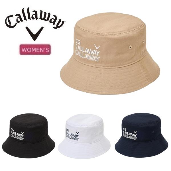 ■商品情報3段刺繍のCALLAWAYロゴを施したコットンツイル素材のバケットハット。カジュアルなロゴ使いと軽い素材感でファッション性をプラスしており、コンフォートなリラックススタイルをお楽しみいただけます。帽子内側のスベリ裏にはサイズ調整用...