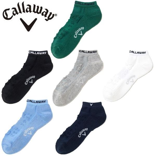 キャロウェイ ゴルフ メンズ ソックス 表パイル アンクルソックス (MENS) Callaway C26193106【2026年春夏モデル】