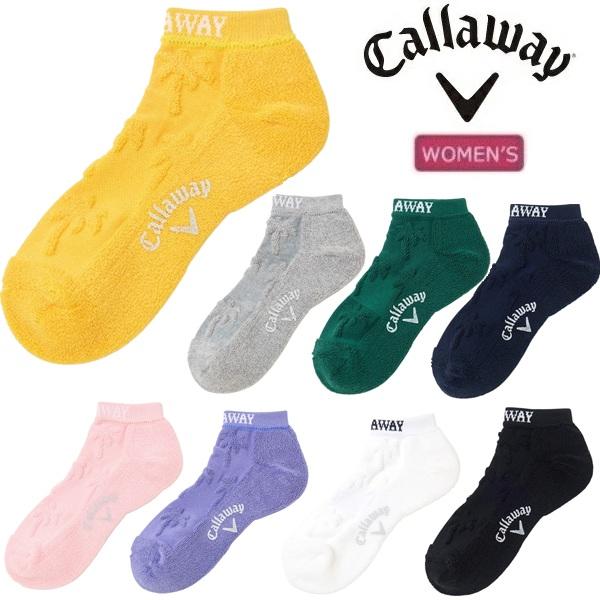 キャロウェイ ゴルフ レディース ソックス ヤシの木表パイルアンクルソックス Callaway Golf C26193200【2026年春夏モデル】