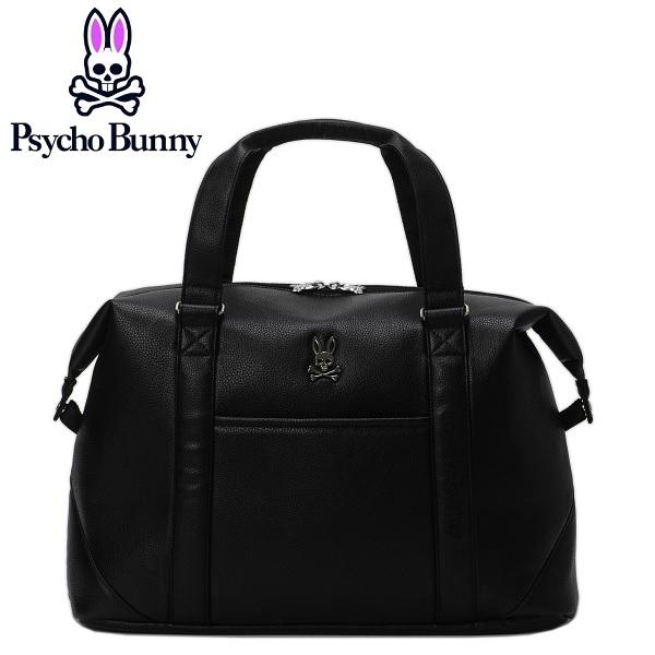 Psycho Bunny（サイコバニー） ゴルフ ボストンバッグ BLACK EDITION