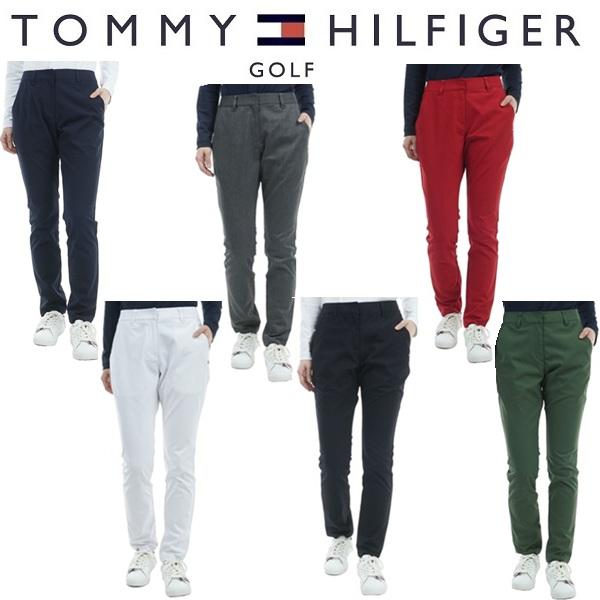 トミーヒルフィガー ゴルフ レディースストレッチツイル パンツ TOMMY HILFIGER GOLF THLA470 秋冬モデル