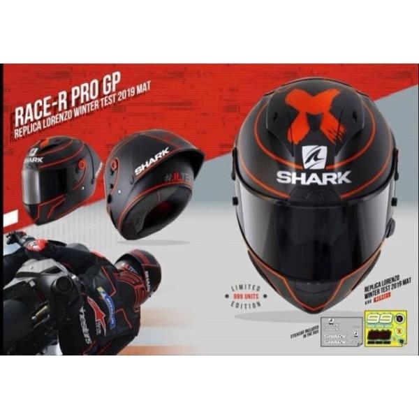 SHARK RACE-R PRO GP winter test ロレンソレプリカ Shark Race-R Pro GP LORENZO WINTER TEST 99 DAR + Free