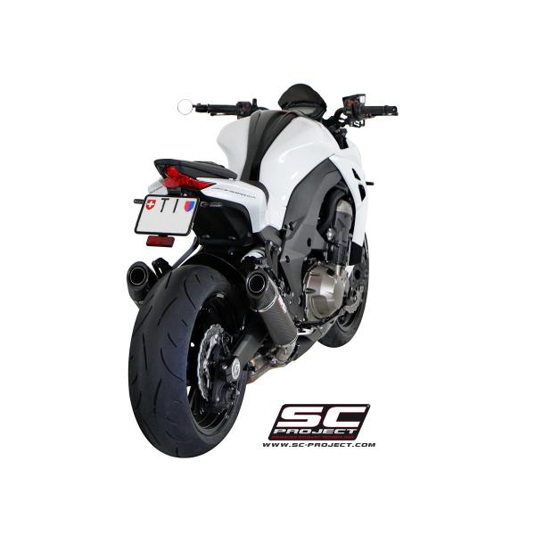 バイク マフラー SCプロジェクト カワサキ Z1000 2014- コニカル・カーボン スリップオン /【Buyee】 