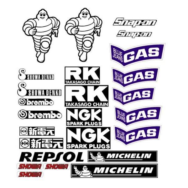 CBR1000RR 07 レプソル ステッカーキット : エムシーヴィオ