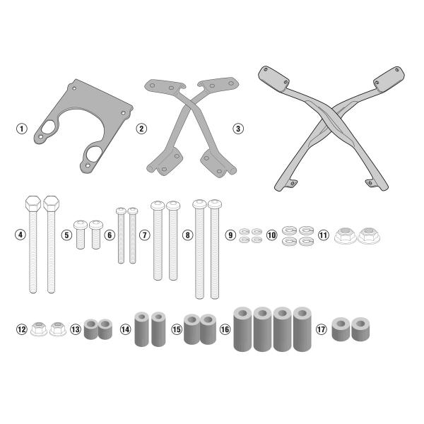 GIVI（ジビ） バイク バッグ リアボックス ヤマハ テネレ700 モノキー