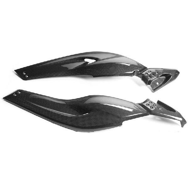 ドライカーボン製 ブーメラン サイドカバー YAMAHA T-Max 500 08-11