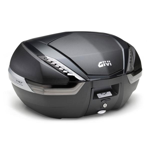 GIVI モノキートップケースV47 カーボン 美品ベース無し GIVI（ジビ） バイク Monokey トップケース GIVI V47 ブラック 47