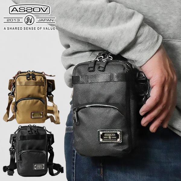 AS2OV/アッソブ」コーデュラドビー305D ウォレットショルダー　カーキ 楽天市場】【国内正規品】 アッソブ ウォレット ショルダー コーデュラ