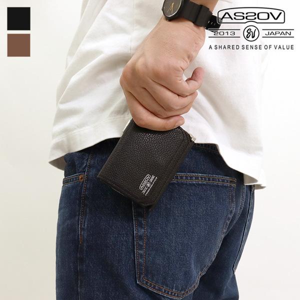 AS2OV（アッソブ） 三つ折り財布 MONEY CLIP モバイル ウォレット