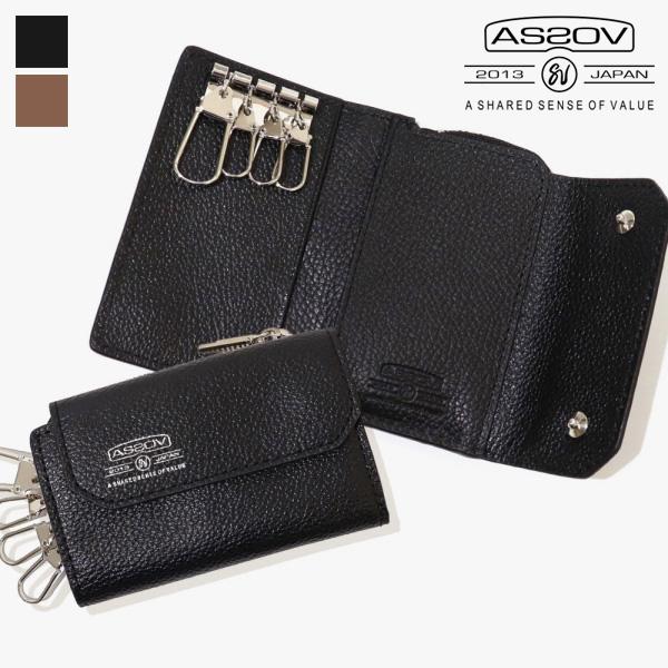 AS2OV（アッソブ） キーケース KEY CASE シュリンクレザー モバイル