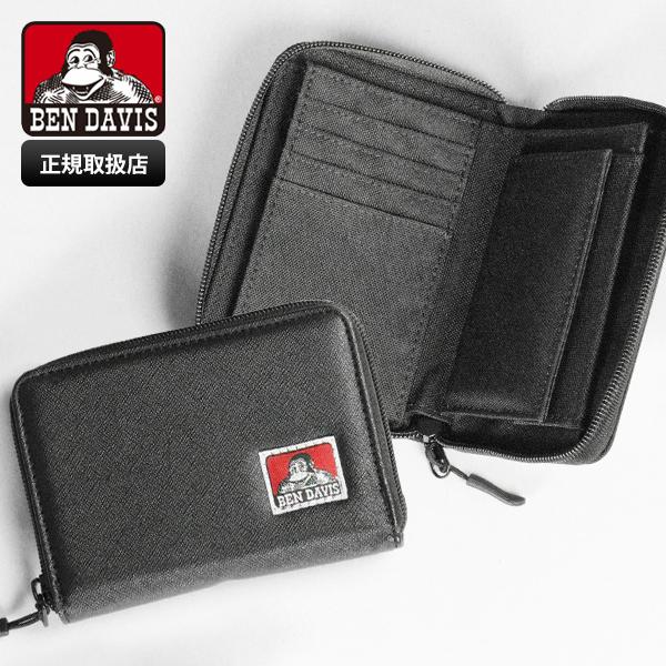 BEN DAVIS（ベンデイビス） 二つ折り財布 ROUND ZIP WALLET ミニ