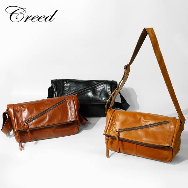クリード Creed ショルダーバッグ フルクローム フラップショルダー レザー 日本製 306C22 | ブランド [正規取扱店]【ポイント10倍 | 選べるノベルティ】