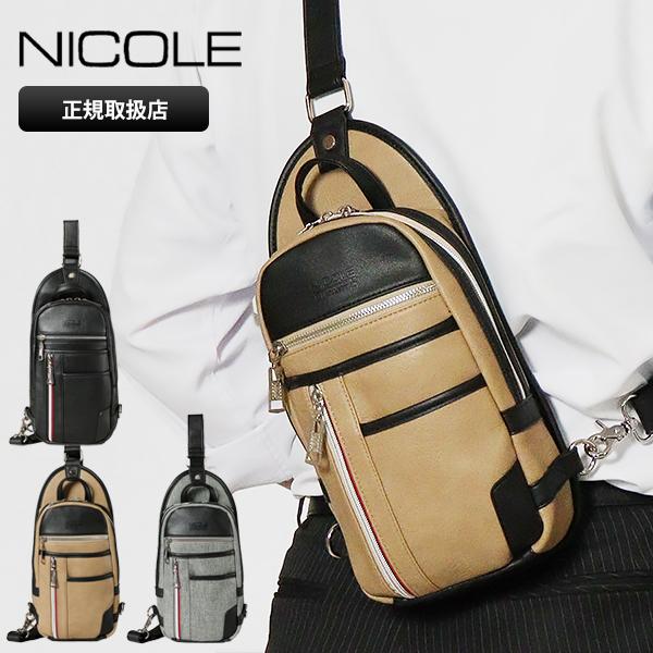NICOLE（ニコル） ボディバッグ オデッセイ メンズ バッグ ワン