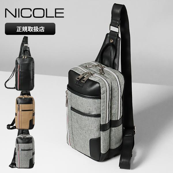 NICOLE（ニコル） ボディバッグ オデッセイ メンズ バッグ ワン