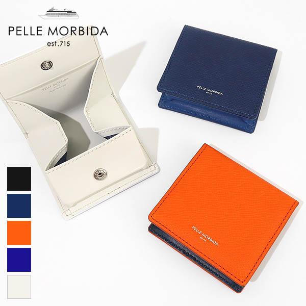 ┏○ペコッ！極美品⭐︎ PELLE MORBIDA ペッレモルビダ PELLE MORBIDA ペッレモルビダ ボックス型 小銭入れ Barca