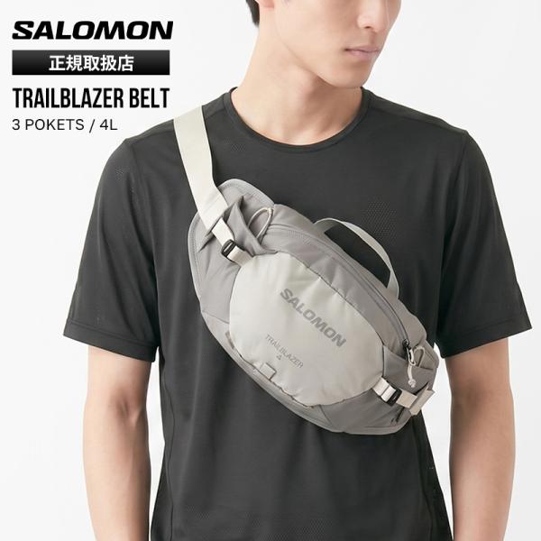 SALOMON TRAILBLAZER 4 ボディバッグ ウエストポーチ SALOMON（サロモン） ウエストバッグ ユニセックス TRAILBLAZER BELT