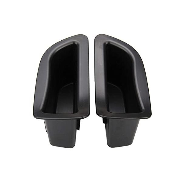 ruiya Volvo ボルボ V40 専用 アクセサリー 運転席側/助手席側 ドアハンドルポケット ドアポケット 収納ボックス 2PCS 小物入れ ABS素材