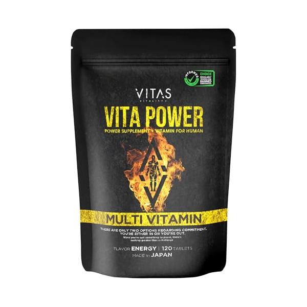 VITAS（バイタス） VITA POWER ビタパワー マカ 亜鉛 マルチビタミン 120粒 30日分