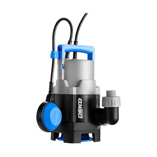 DEKO 汚水ポンプ 400W 水中ポンプ 底部入水式 排水ポンプ 最大吐出量 7500L/H 最大揚程5M 清水用 50/60Hz兼用 家庭用 電動 水耕栽培 ウォーターポン