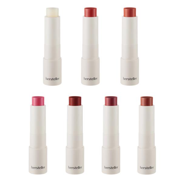 韓国発ヴィーガンコスメブランドHerstellerの大人気のリップバームが日本発売開始！全6色 ナチュラルな発色。乾燥する唇に。肌に優しい保湿成分を贅沢に配合。植物由来成分97%配合。シアバター/アーモンドオイル/ホホバオイル/アボカドオイル