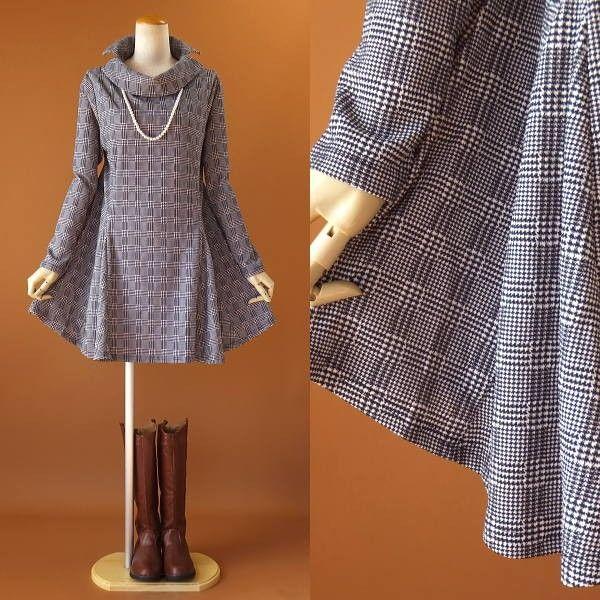襟付き グレン チェック柄 千鳥 ａライン ワンピース 1335 Buyee Buyee 일본 통신 판매 상품 옥션의 대리 입찰 대리 구매 서비스
