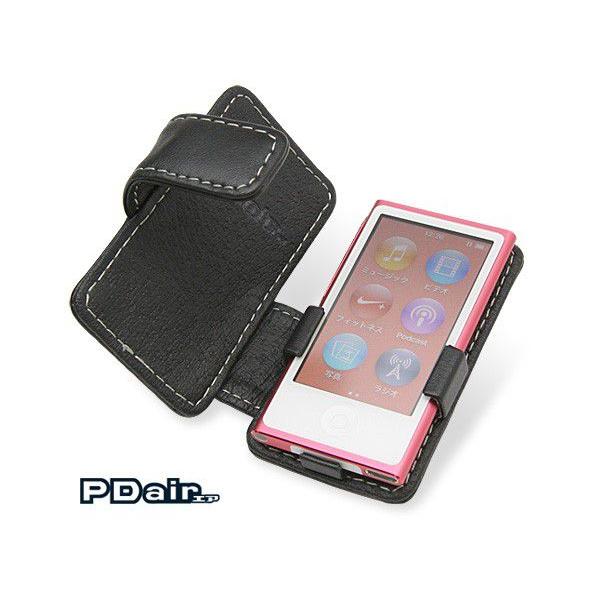PDAIR レザーケース for iPod nano(7th gen.) 横開きタイプ